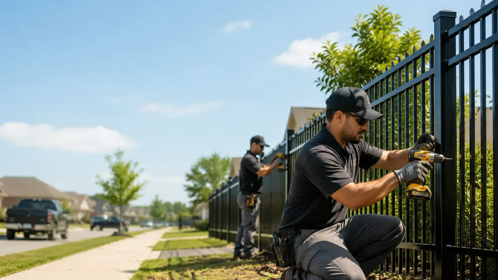 Metal Fence Installation in Cedar, IA